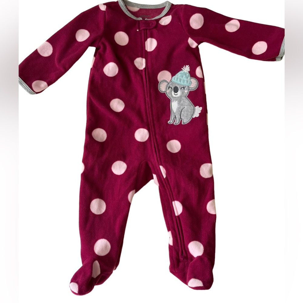 Carter’s Pink Fleece Sleeper (9m)